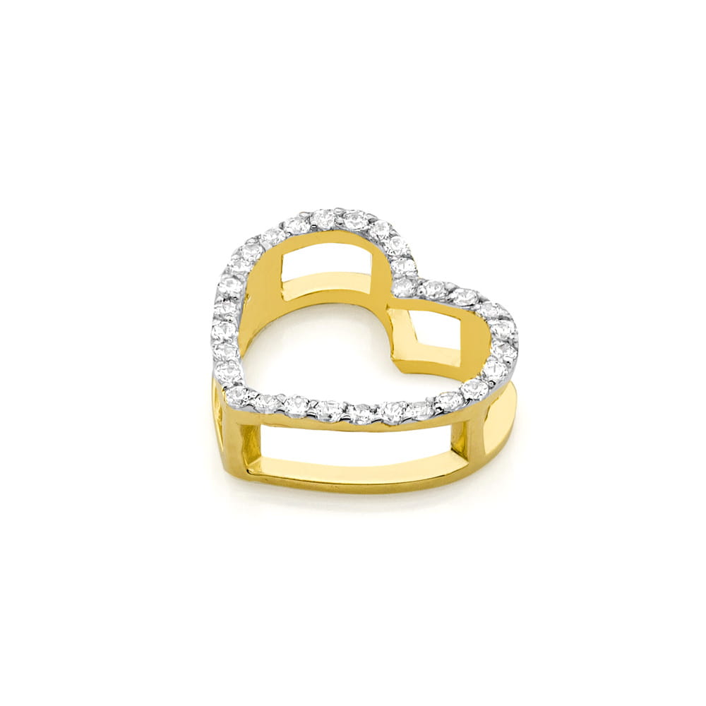 Zawieszka z żółtego złota z brylantami 0.15 ct FS027-585-B0.15 1