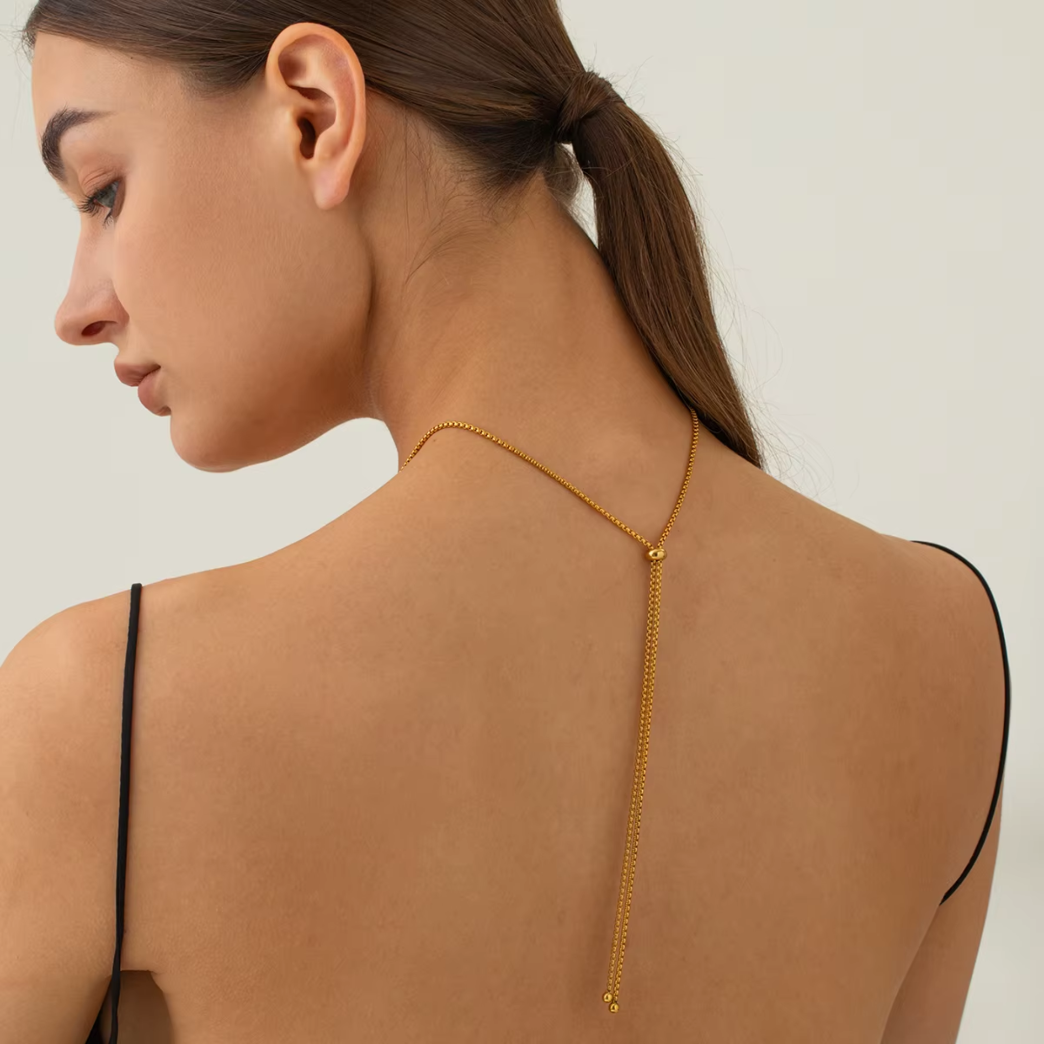 Naszyjnik choker stal szlachetna złoty FUGJDNW2310003 1
