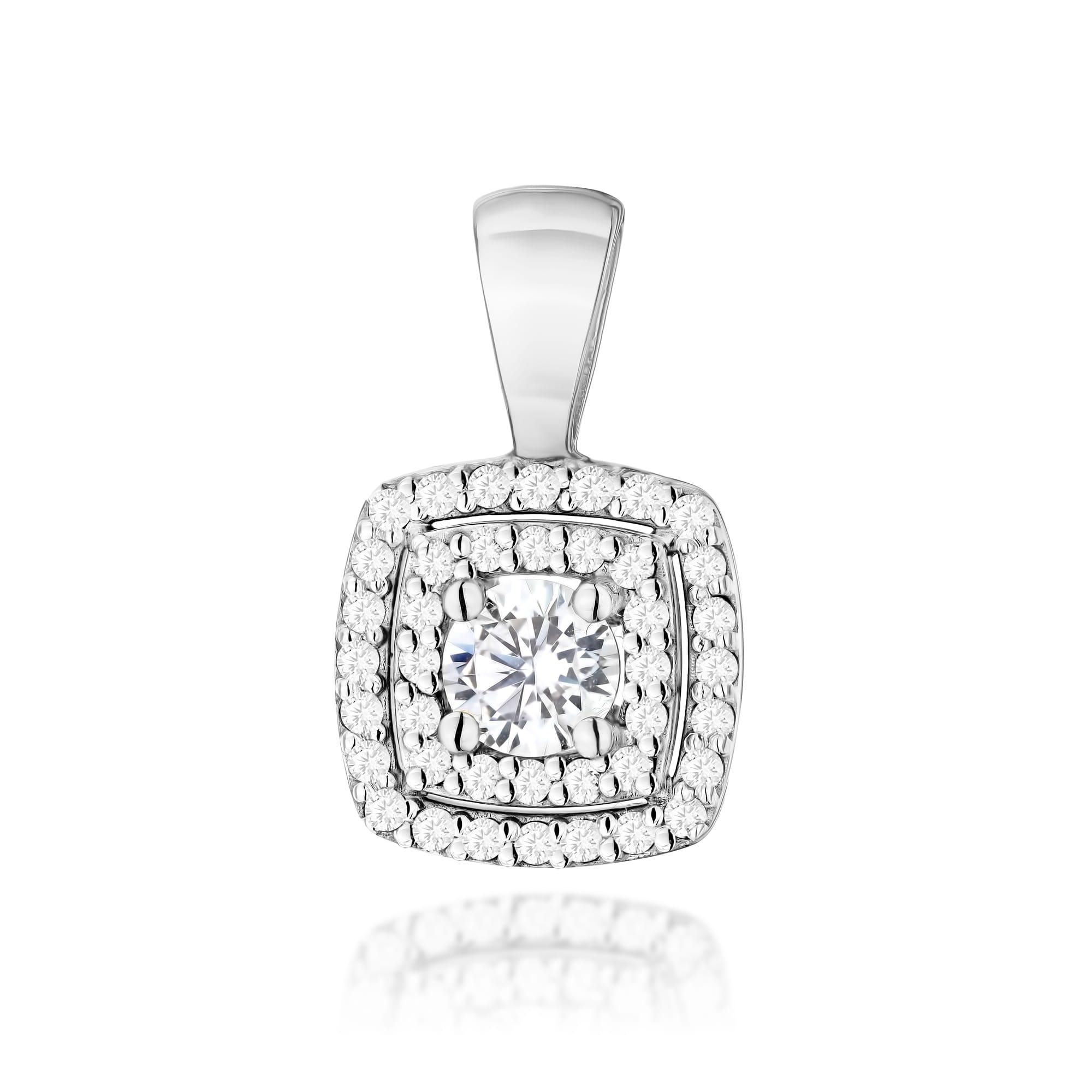 Zawieszka z białego złota z diamentami laboratoryjnymi FZ506-B585-LD0.50 2