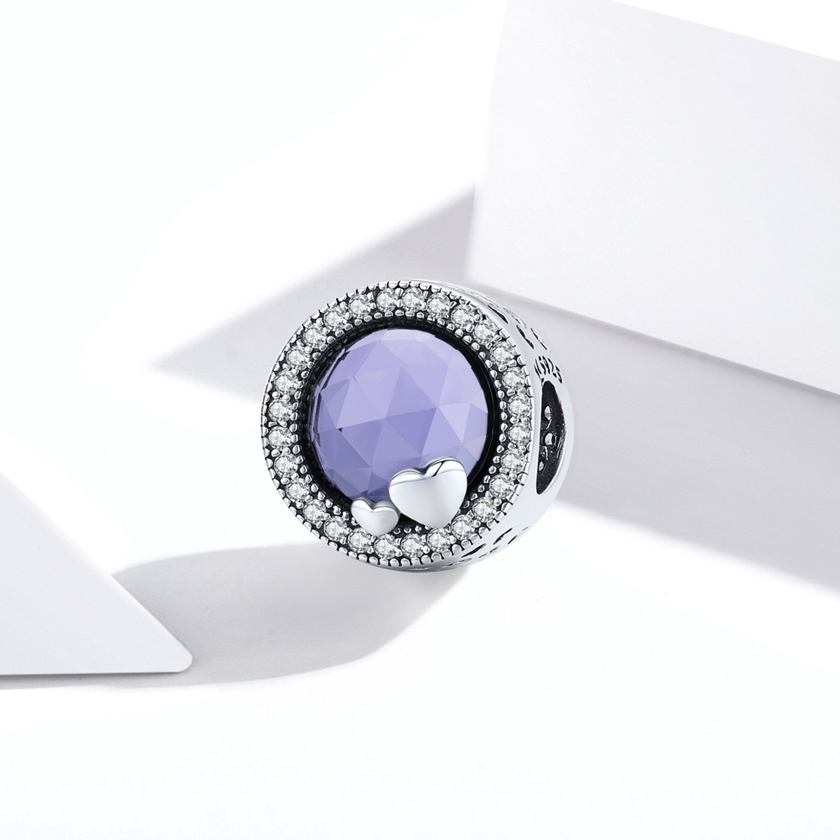 Charms Fioletowe serca FUG0790 4