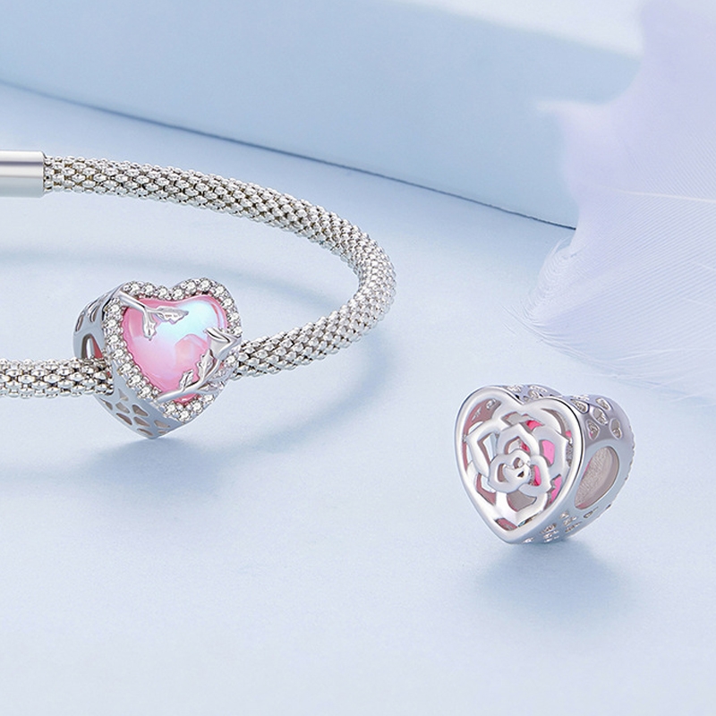 Charms Serce opalizujące z cyrkoniami FUG0968 1