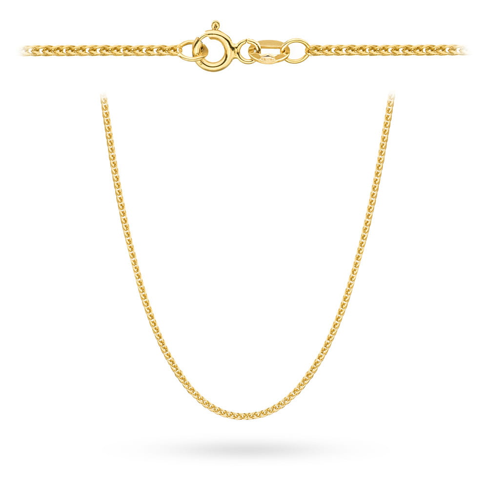Złoty łańcuszek Lisi Ogon 45 cm FUG1-L00038-375 1