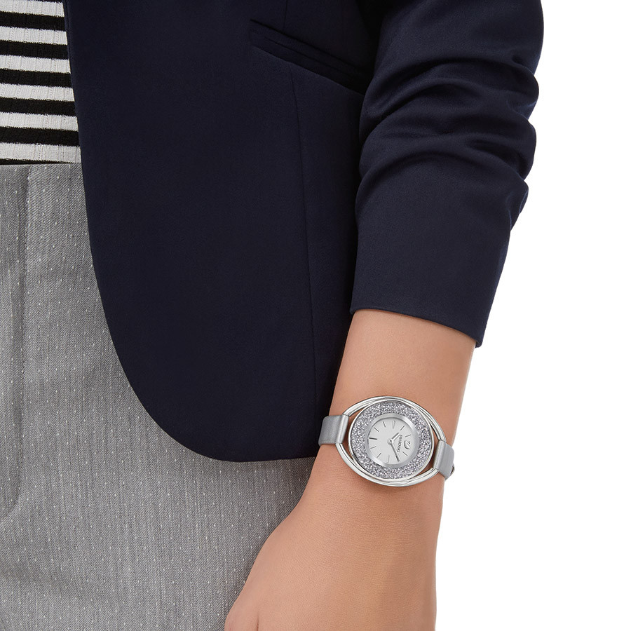 Zegarek Swarovski • Crystalline Oval Watch, Gray 5263907 2