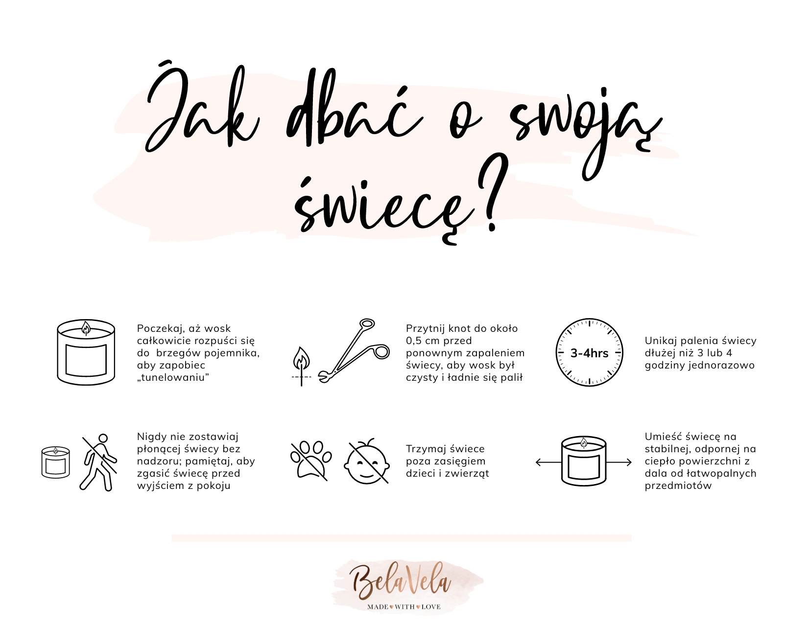 Naturalna świeca sojowa różowa POMARAŃCZA - GRAWER gratis 1