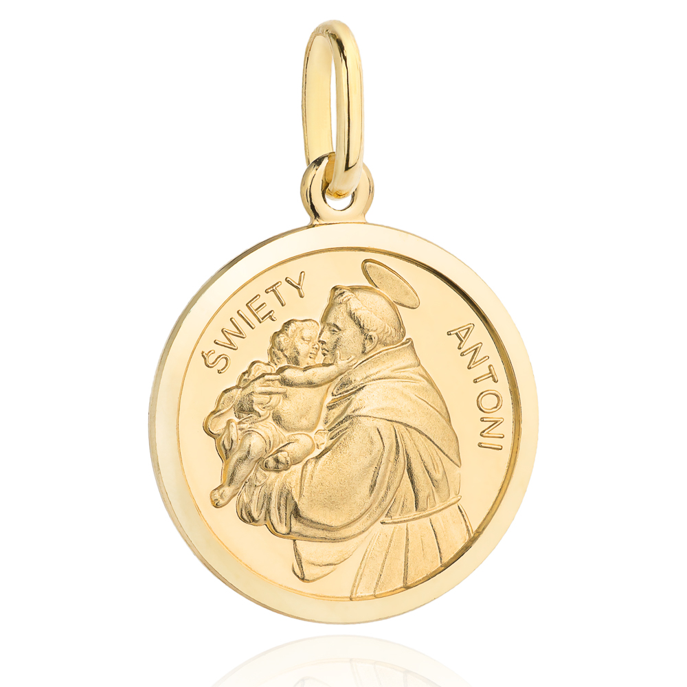 Medalik złoty Święty Antoni FUG5-9-M00106-2 1