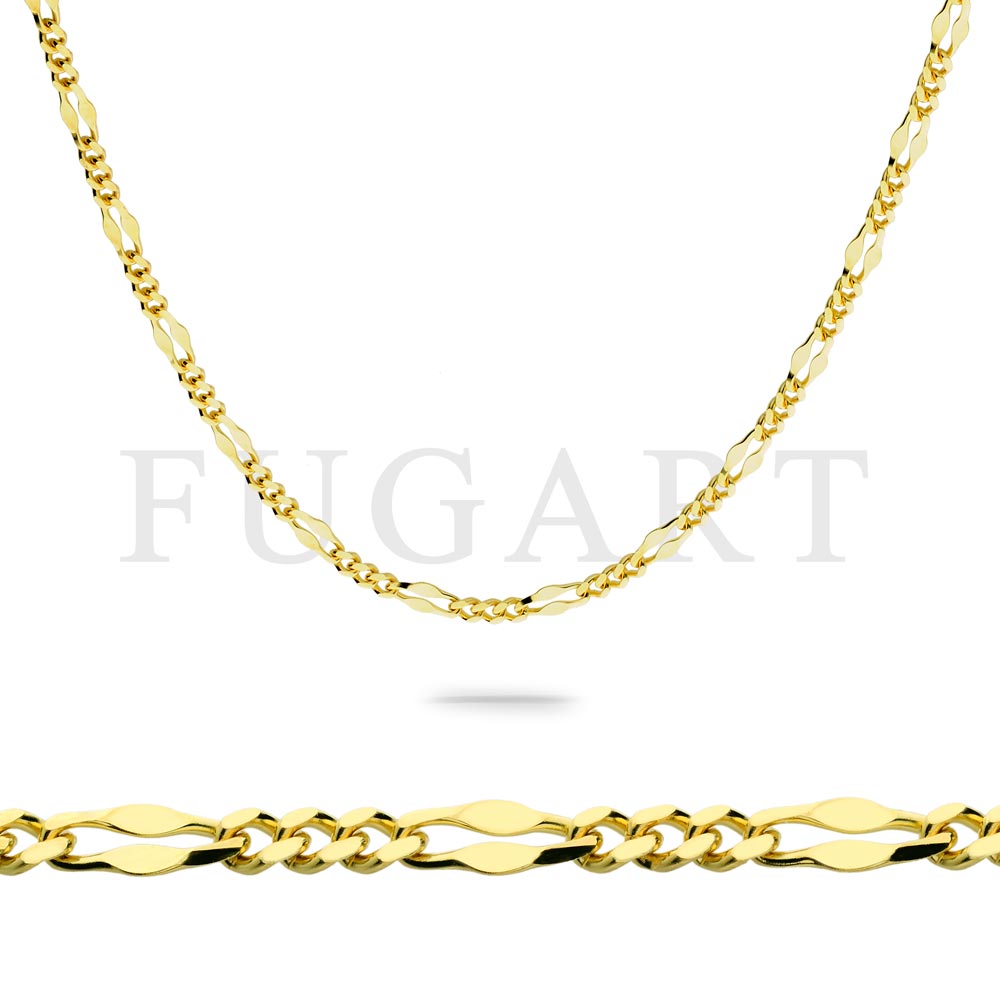 Złoty łańcuszek Figaro Gucci 45 cm FUG1-1-G1009-04045 2